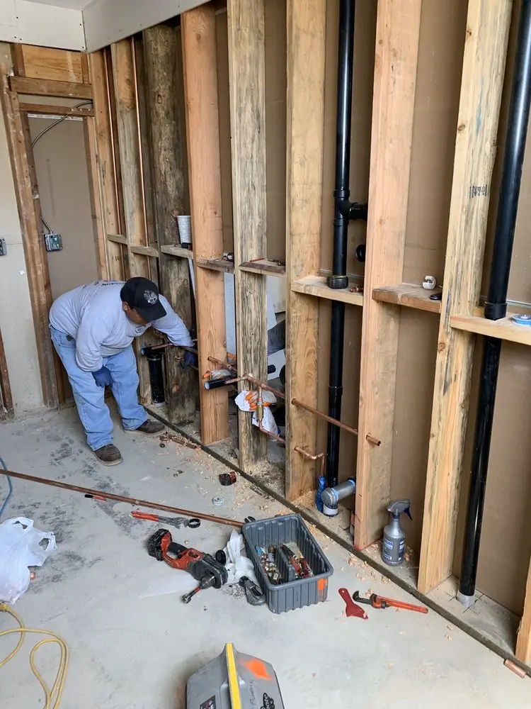 Commercial rough-in plumbing for Water Heater Replacement in Blue Springs
